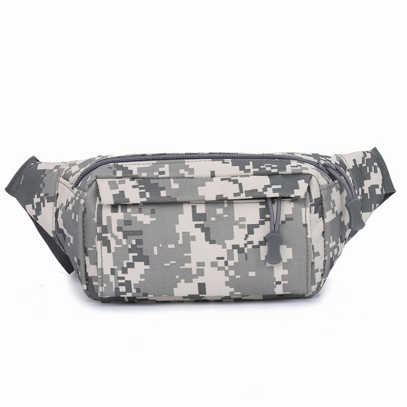 Morishwolf sportska pojasna torba, 600D vodootporna, unisex, za vanjske sportove, 2 pretinca
