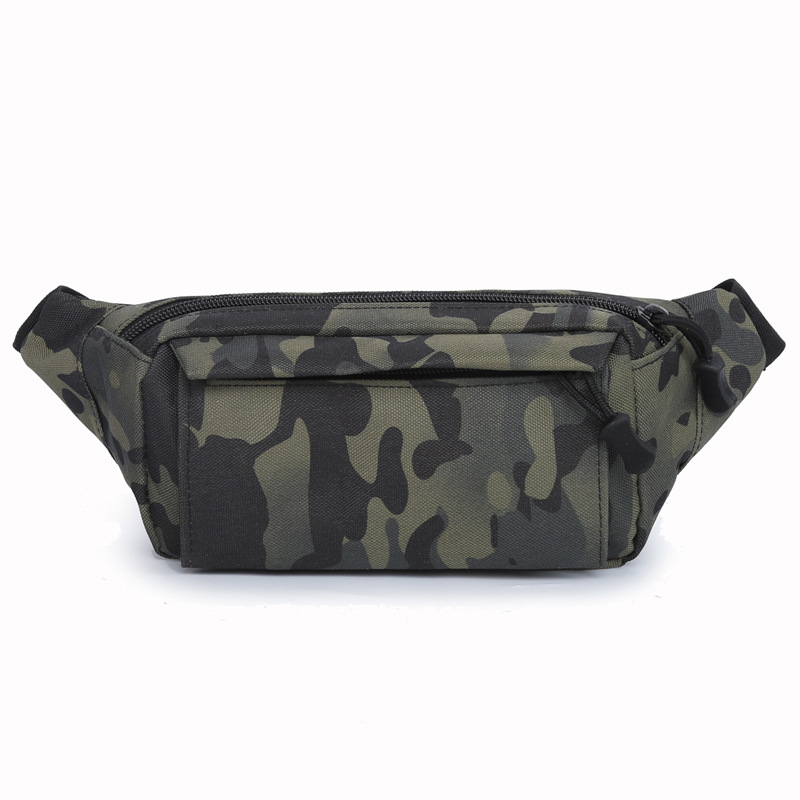 Morishwolf sportska pojasna torba, 600D vodootporna, unisex, za vanjske sportove, 2 pretinca