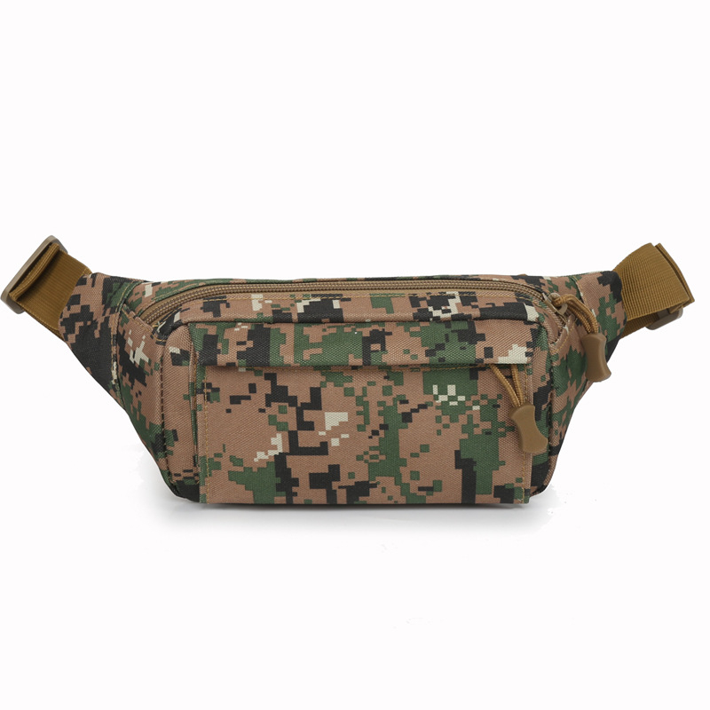 Morishwolf sportska pojasna torba, 600D vodootporna, unisex, za vanjske sportove, 2 pretinca