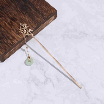 Weituo сплав античен дамски шпилка за коса, геометричен стил, ръчна изработка