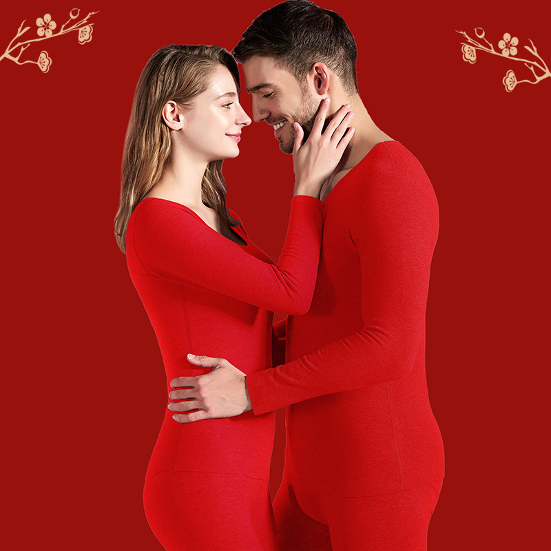 Set termic unisex din acril Derong – Top cu mâneci lungi și pantaloni, model solid, acril 90–95%