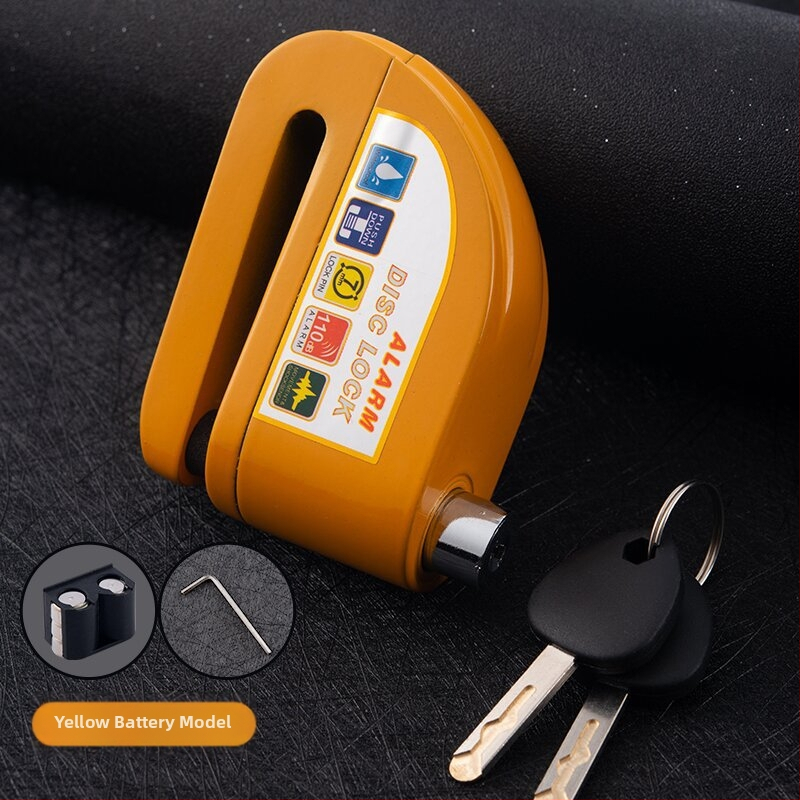 Αναφορτιζόμενο Αλάρμ Δίσκου Κλείδωμα για Ποδήλατο, Αλουμινίου Κράμα, 281 g, Μοντέλο D02, Κωδικός Προϊόντος D01