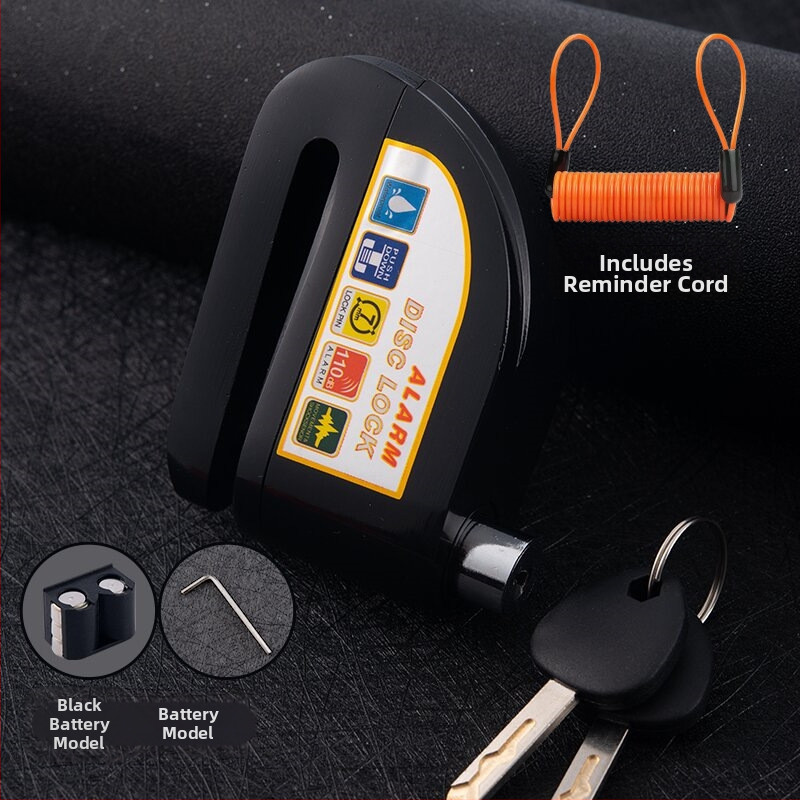 Αναφορτιζόμενο Αλάρμ Δίσκου Κλείδωμα για Ποδήλατο, Αλουμινίου Κράμα, 281 g, Μοντέλο D02, Κωδικός Προϊόντος D01