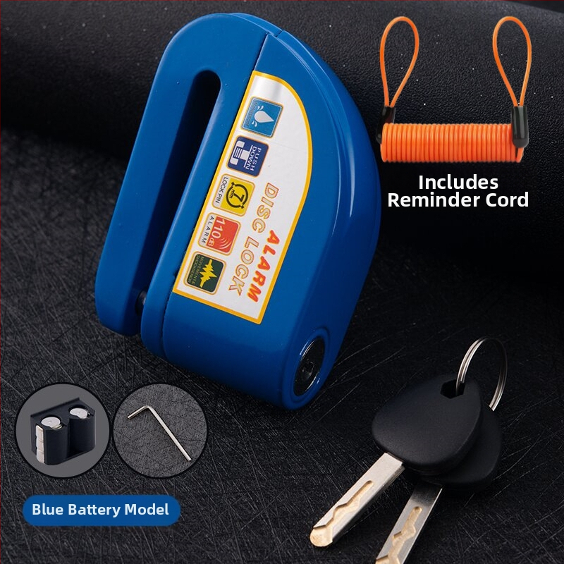 Αναφορτιζόμενο Αλάρμ Δίσκου Κλείδωμα για Ποδήλατο, Αλουμινίου Κράμα, 281 g, Μοντέλο D02, Κωδικός Προϊόντος D01