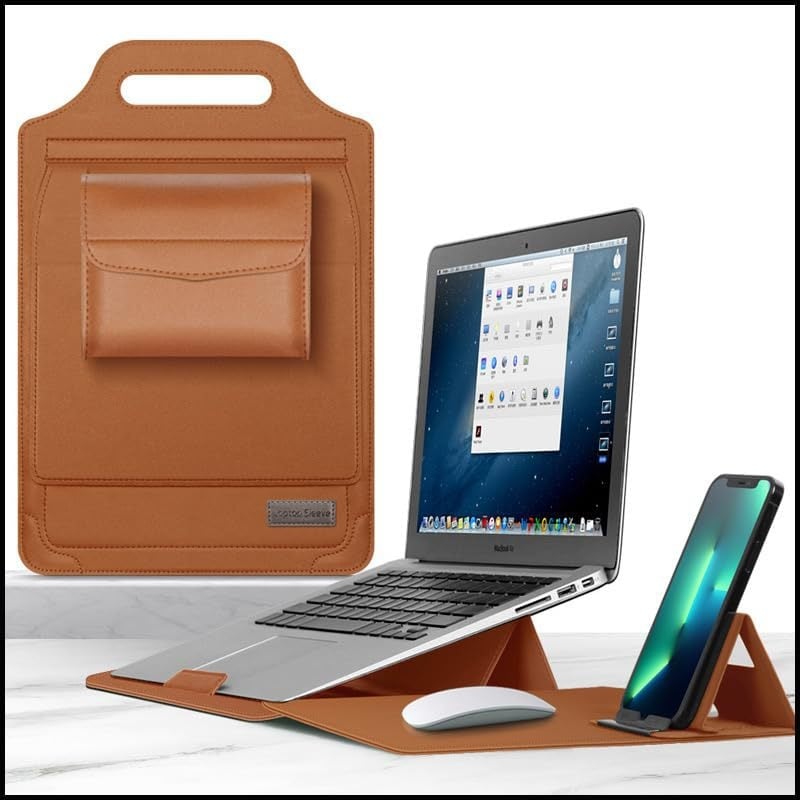 PU materijala torba za laptop, višenamjenski dizajn, otporna na habanje i sklopiva, stil Business Elite.