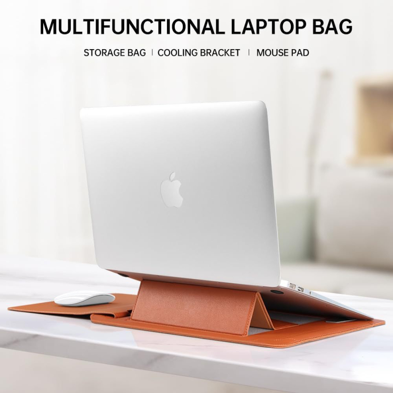 PU materijala torba za laptop, višenamjenski dizajn, otporna na habanje i sklopiva, stil Business Elite.