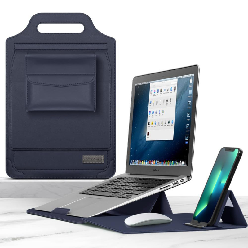 PU materijala torba za laptop, višenamjenski dizajn, otporna na habanje i sklopiva, stil Business Elite.