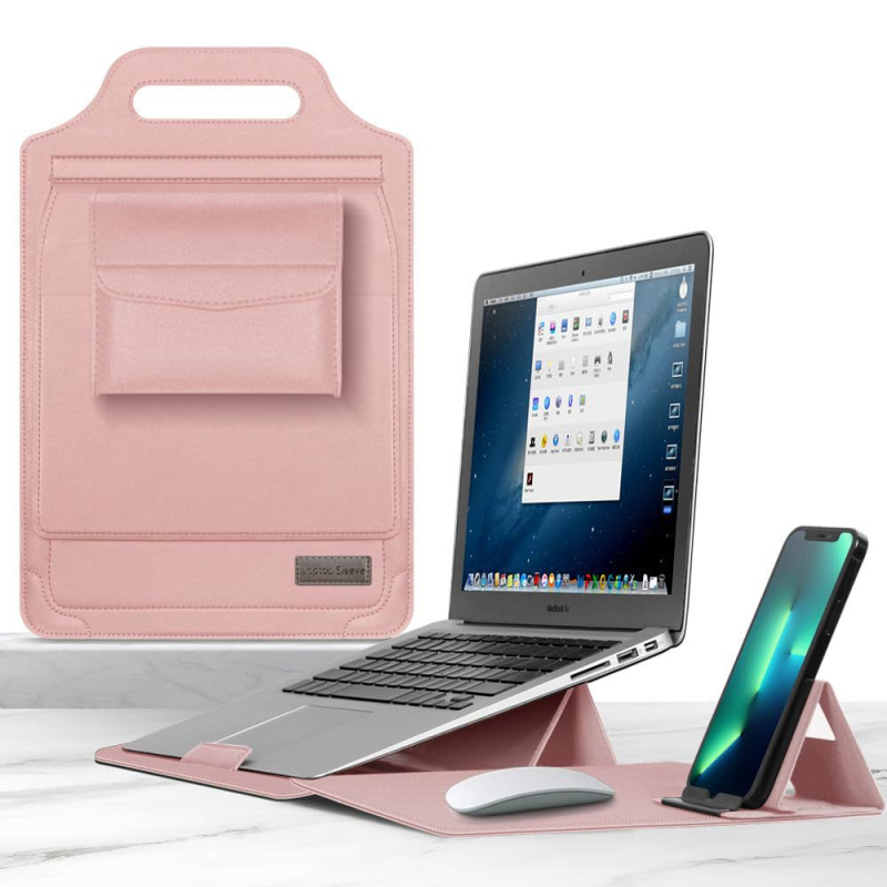 PU materijala torba za laptop, višenamjenski dizajn, otporna na habanje i sklopiva, stil Business Elite.