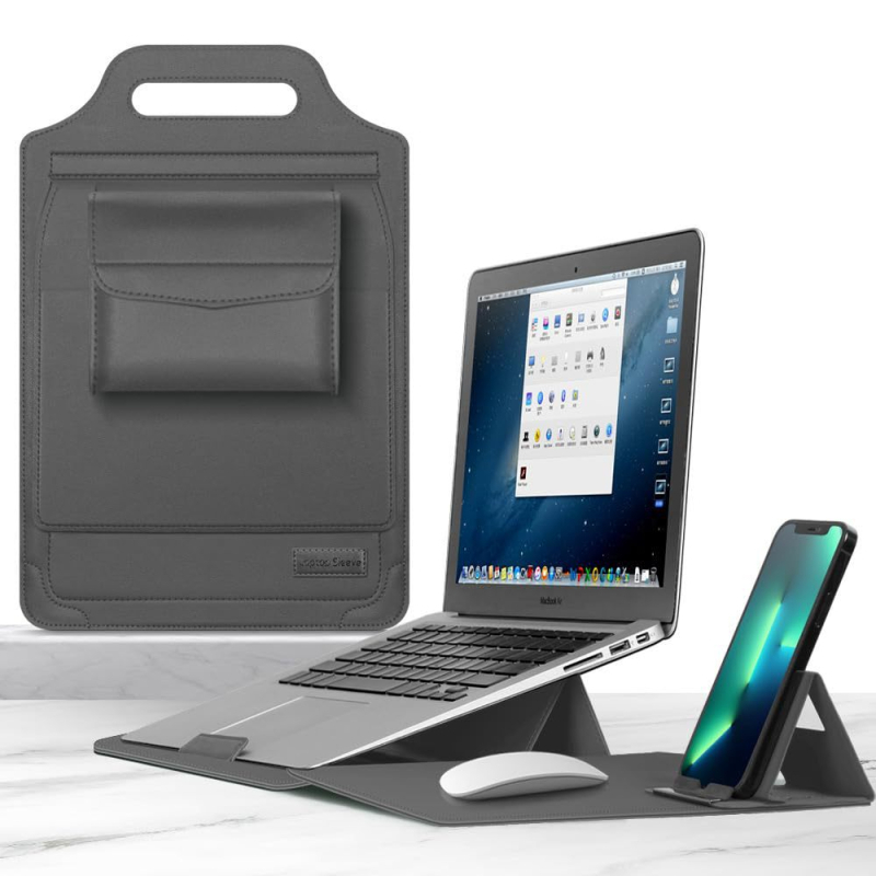 PU materijala torba za laptop, višenamjenski dizajn, otporna na habanje i sklopiva, stil Business Elite.