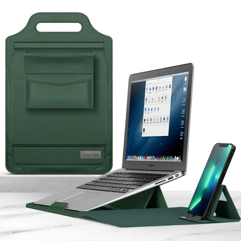 PU materijala torba za laptop, višenamjenski dizajn, otporna na habanje i sklopiva, stil Business Elite.