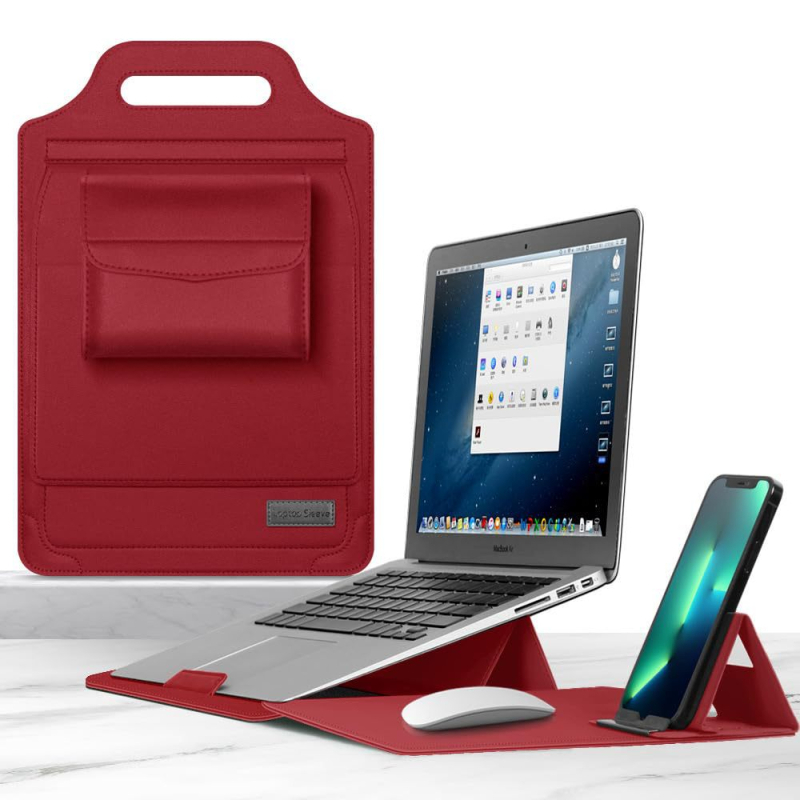 PU materijala torba za laptop, višenamjenski dizajn, otporna na habanje i sklopiva, stil Business Elite.