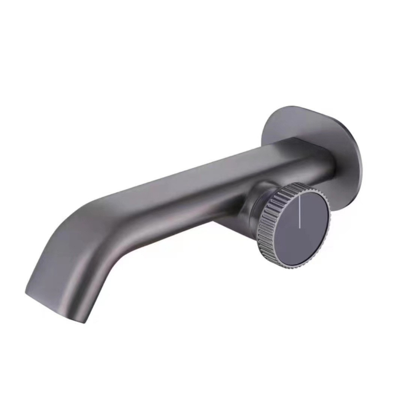 Baterie chiuvetă cu o singură manetă, pentru apă caldă/rece, montaj ascuns, corp din cupru, finisaj electroplacat