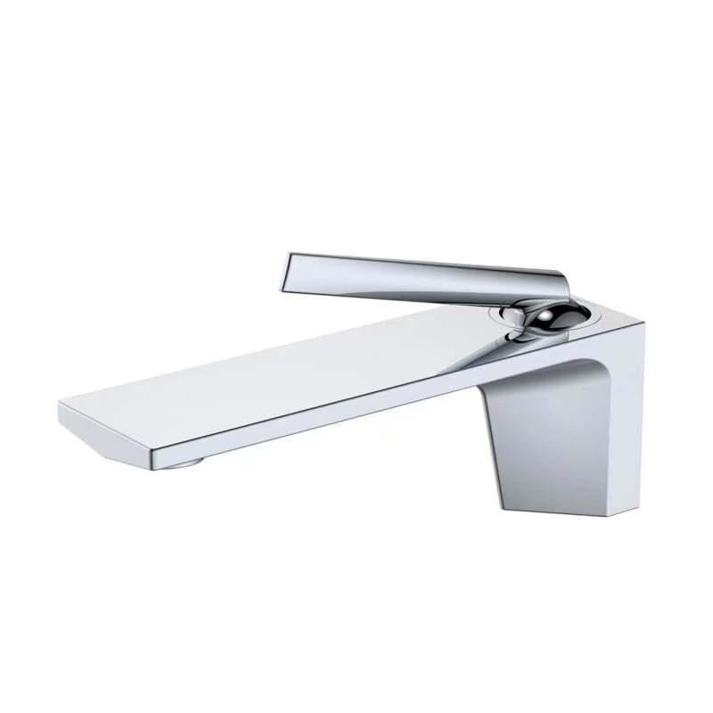 Baterie chiuvetă cu o singură manetă, pentru apă caldă/rece, montaj ascuns, corp din cupru, finisaj electroplacat