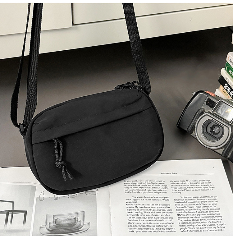 Muška crossbody torba za sport i svakodnevnu upotrebu — ulični stil, najlon, smanjenje opterećenja, podstava poliester