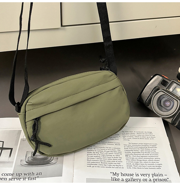 Muška crossbody torba za sport i svakodnevnu upotrebu — ulični stil, najlon, smanjenje opterećenja, podstava poliester