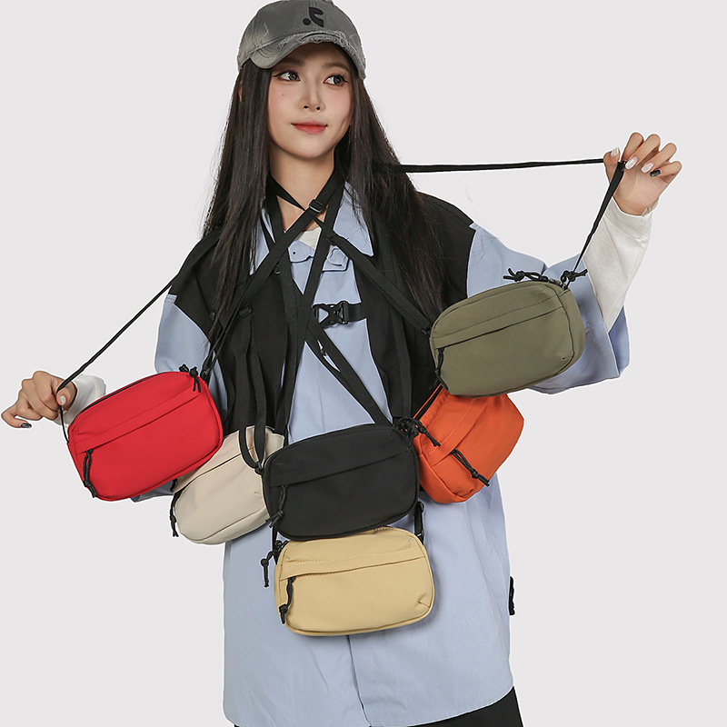 Muška crossbody torba za sport i svakodnevnu upotrebu — ulični stil, najlon, smanjenje opterećenja, podstava poliester