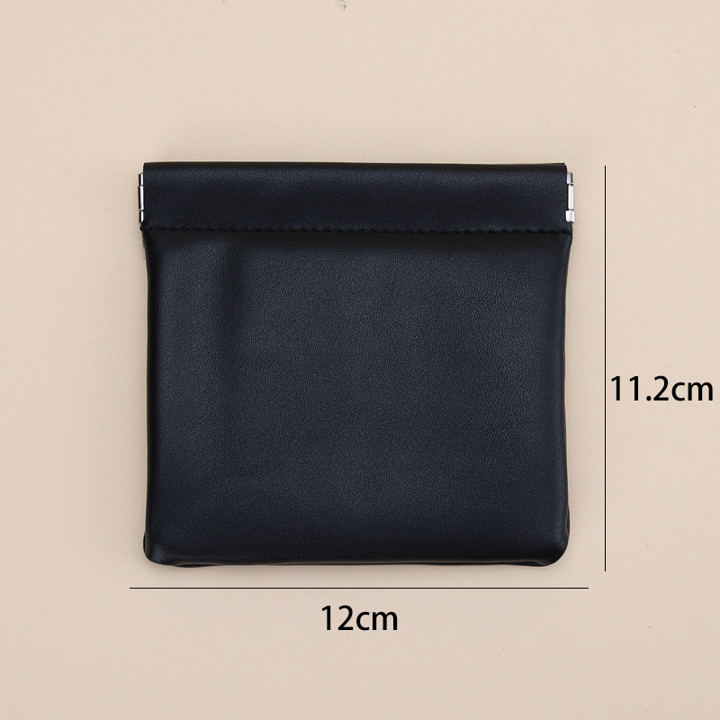 Portofel‑mini PU impermeabil, Unisex, stil urban minimalist, toamnă 2025