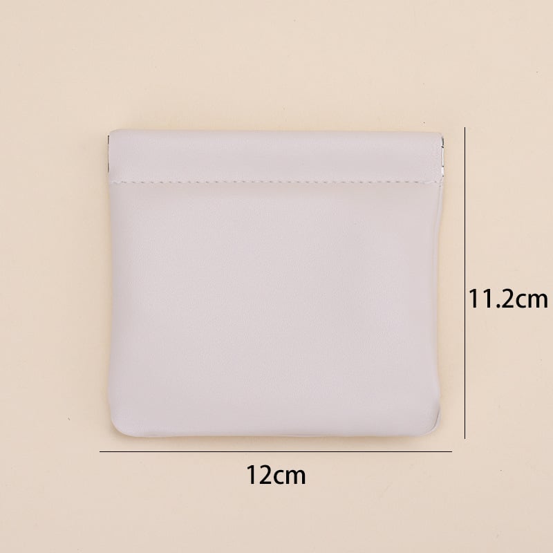 Portofel‑mini PU impermeabil, Unisex, stil urban minimalist, toamnă 2025