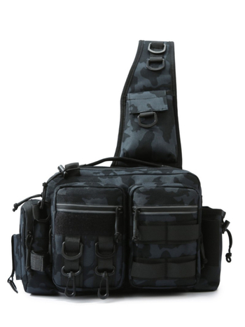 Ανδρικό Τσαντάκι Μέσης – Πολυλειτουργική Τακτική Τσάντα για Ψάρεμα, Αναπνεύσιμο Νάιλον, Αδιάβροχη Εσωτερική Επένδυση Πολυεστέρα, Στυλ Αναψυχής Ταξιδιού