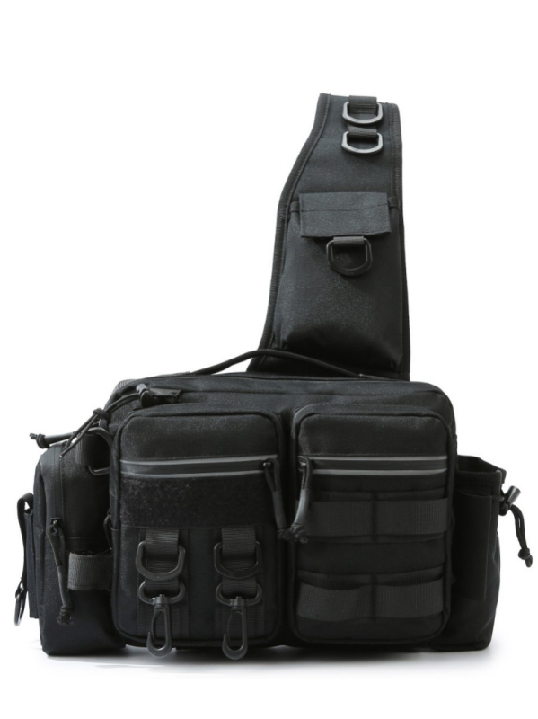 Ανδρικό Τσαντάκι Μέσης – Πολυλειτουργική Τακτική Τσάντα για Ψάρεμα, Αναπνεύσιμο Νάιλον, Αδιάβροχη Εσωτερική Επένδυση Πολυεστέρα, Στυλ Αναψυχής Ταξιδιού