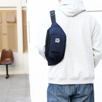 Geantă de piept pentru bărbați, stil urban simplu, rezistentă la uzură, respirabilă (Pentru bărbați, utilizare zilnică)