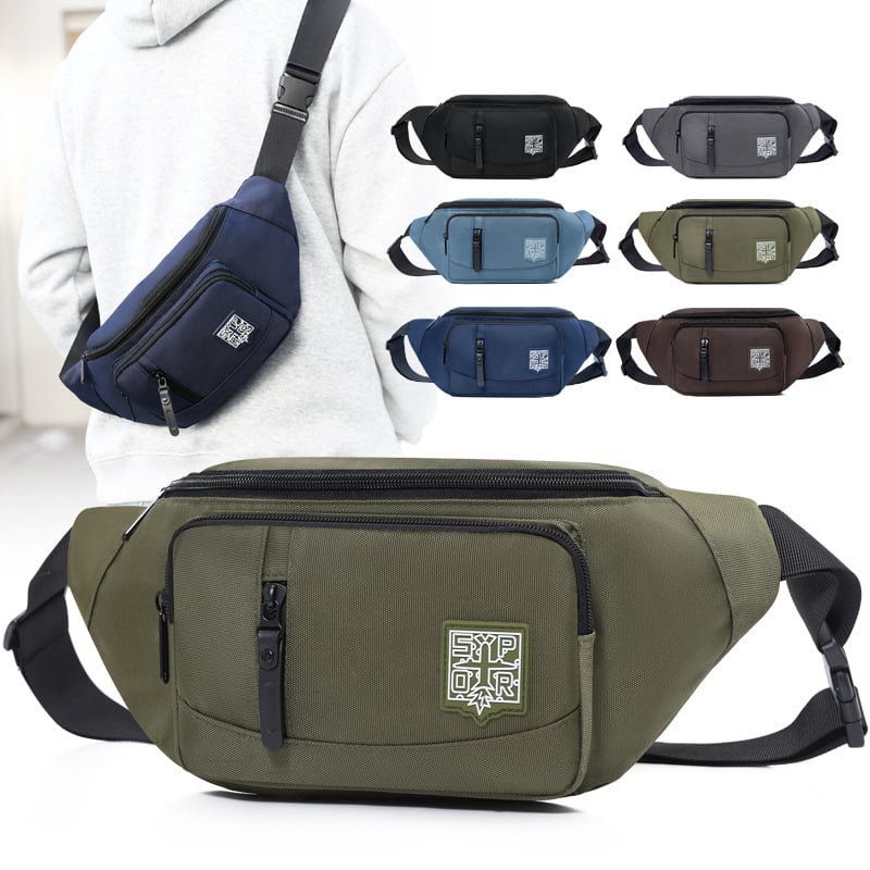 Geantă de piept pentru bărbați, stil urban simplu, rezistentă la uzură, respirabilă (Pentru bărbați, utilizare zilnică)
