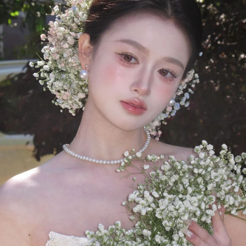 Лиу Йифей вдъхновено девет реда изкуствени цветя Baby’s Breath — аксесоар за коса, етно стил, текстилна флорална украса, персонализирано