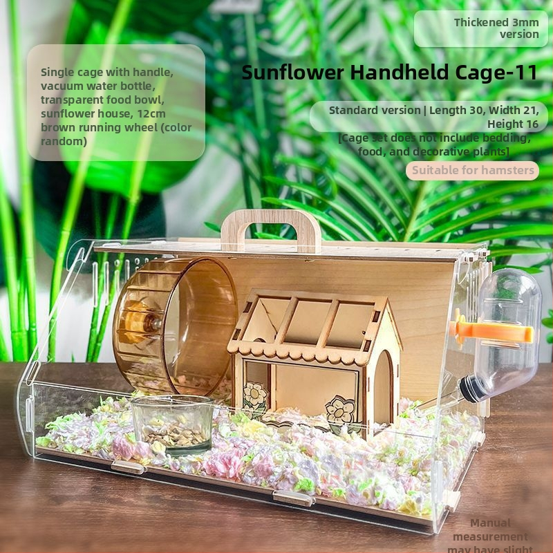 Drevená klietka pre hamsterov, tvar syr, vnútorné použitie, minimalistický štýl, zábava