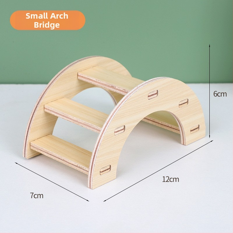 Hamster nest – okrúhly drevený úkryt, vodotesný, kreslený štýl (Materiál: Silk flower; Tvar: Okrúhly; Funkcia: Vodotesný; Štýl: Kreslený; Aplikačné objekty: Hamster)