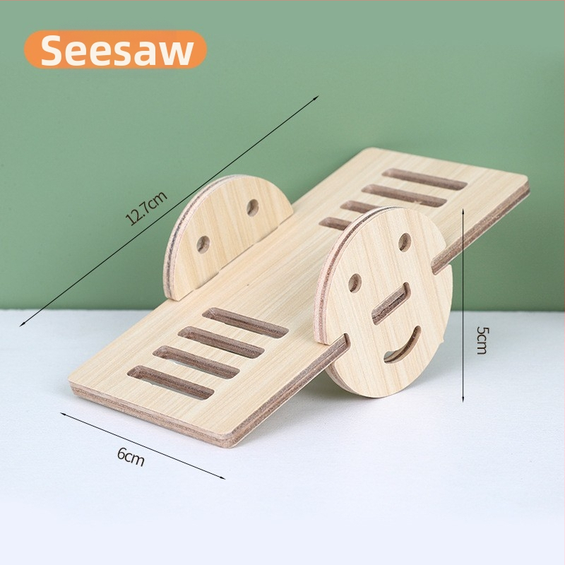 Hamster nest – okrúhly drevený úkryt, vodotesný, kreslený štýl (Materiál: Silk flower; Tvar: Okrúhly; Funkcia: Vodotesný; Štýl: Kreslený; Aplikačné objekty: Hamster)