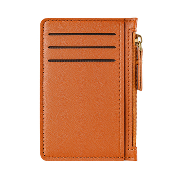 C.DYRIYA ultra vékony kártyatartó cipzáros aprópénztárca — PVC, 1 hajtás, városi egyszerűség