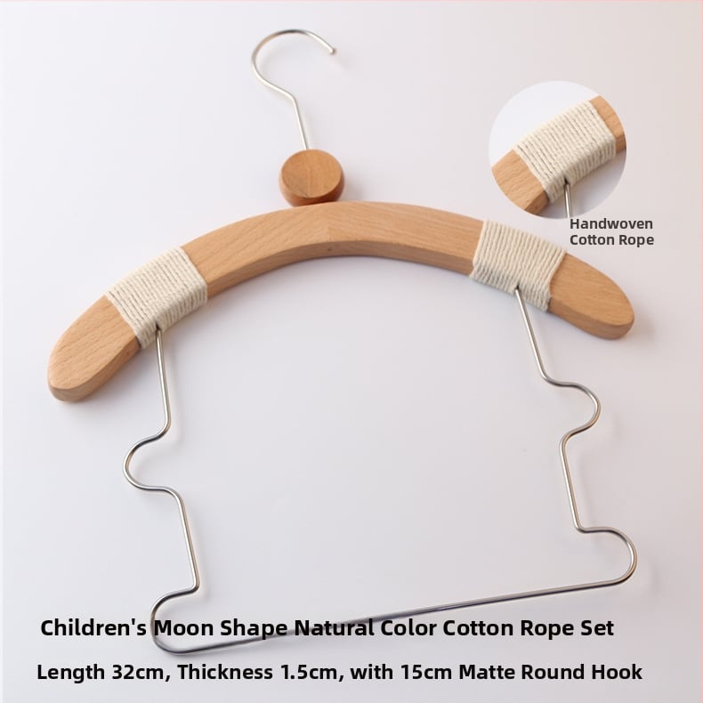 Umerașe din lemn pentru copii, antiderapante, cu clips pentru pantaloni, set de 10 bucăți, personalizabil