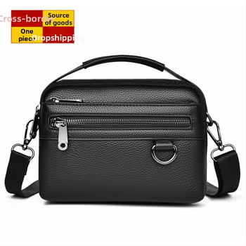 Ανδρικό τσαντάκι ώμου με αστικό μινιμαλιστικό στυλ, PU υλικό, επένδυση πολυεστέρα, γεωμετρικό σχέδιο, μάρκα Kati kangaroo