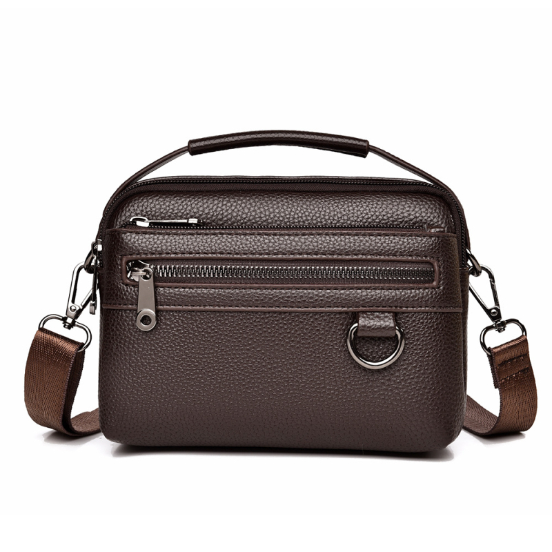 Ανδρικό τσαντάκι ώμου με αστικό μινιμαλιστικό στυλ, PU υλικό, επένδυση πολυεστέρα, γεωμετρικό σχέδιο, μάρκα Kati kangaroo