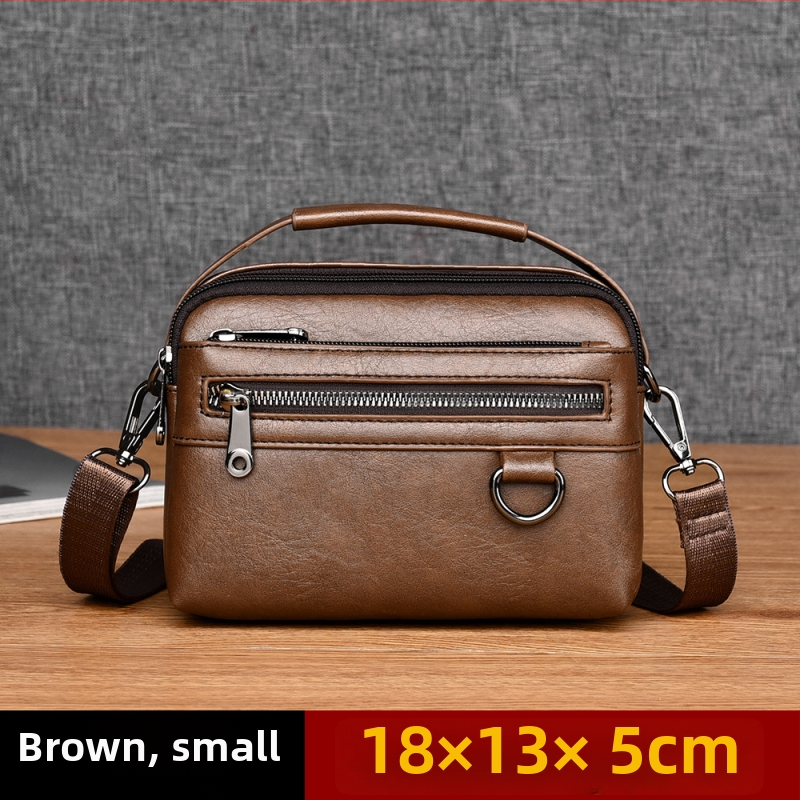 Ανδρικό τσαντάκι ώμου με αστικό μινιμαλιστικό στυλ, PU υλικό, επένδυση πολυεστέρα, γεωμετρικό σχέδιο, μάρκα Kati kangaroo