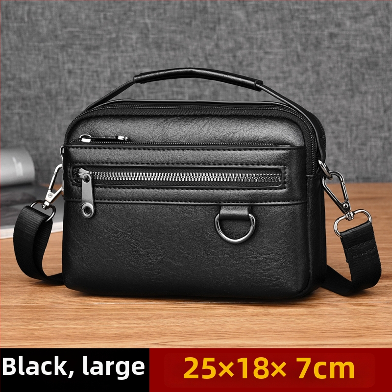 Ανδρικό τσαντάκι ώμου με αστικό μινιμαλιστικό στυλ, PU υλικό, επένδυση πολυεστέρα, γεωμετρικό σχέδιο, μάρκα Kati kangaroo