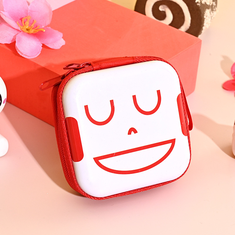 Монетник от цинкова ламарина със анимиран дизайн, джоб с 1 сгъвка, цип, офсетово печатане