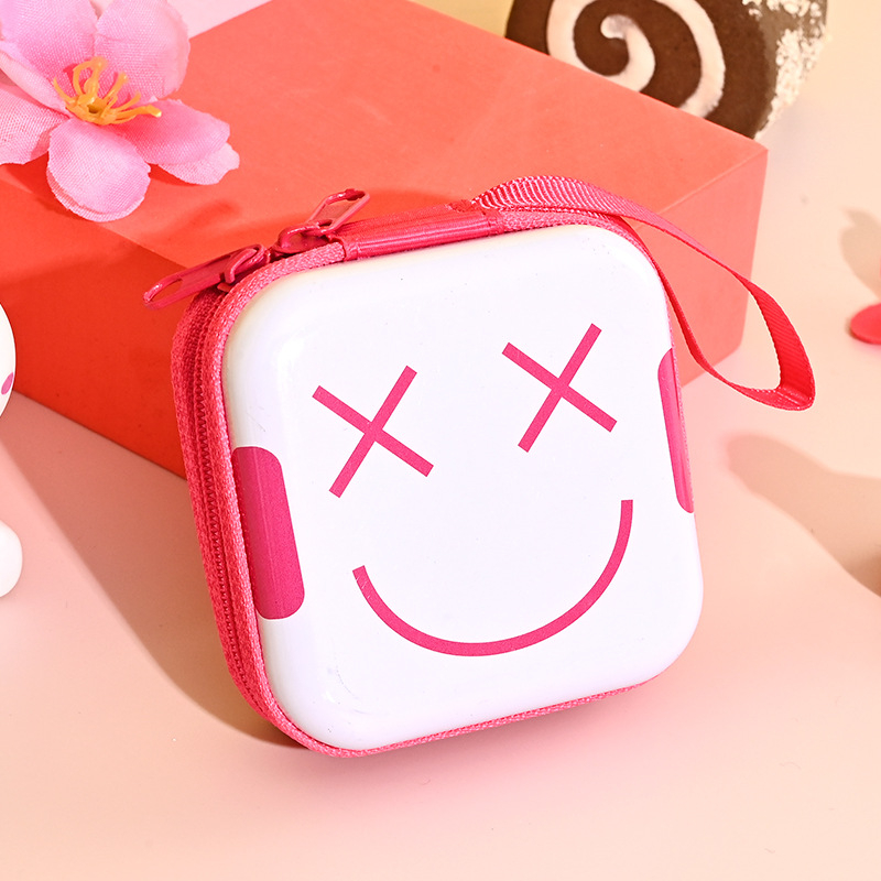 Монетник от цинкова ламарина със анимиран дизайн, джоб с 1 сгъвка, цип, офсетово печатане