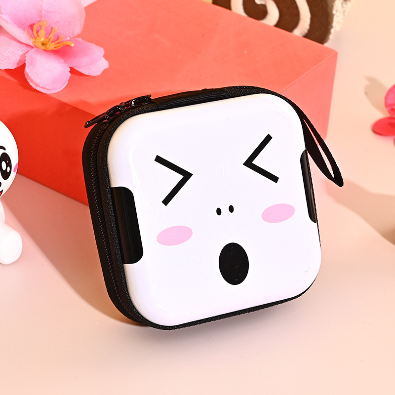 Монетник от цинкова ламарина със анимиран дизайн, джоб с 1 сгъвка, цип, офсетово печатане