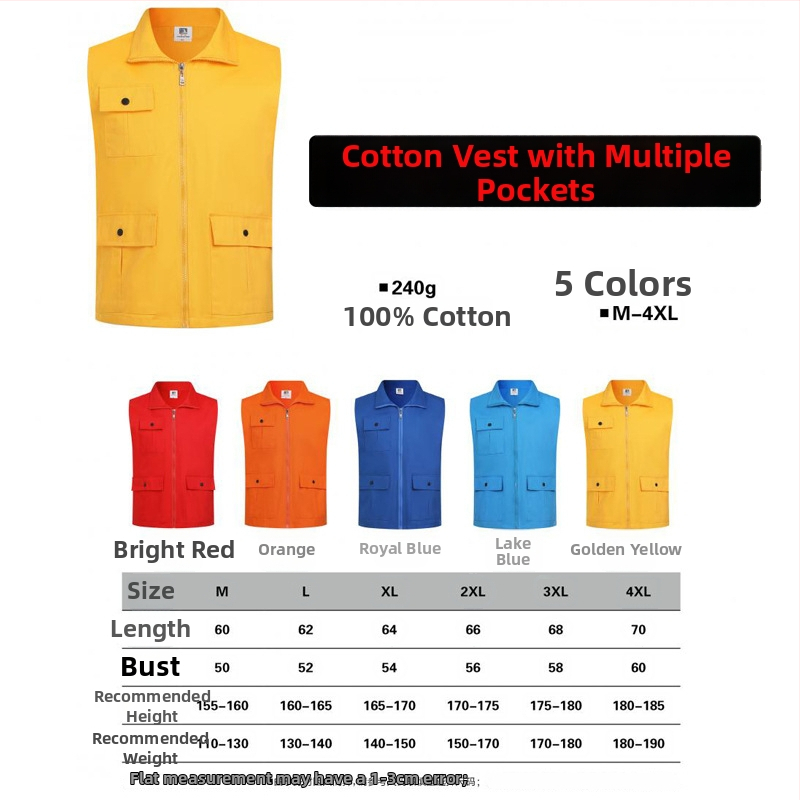 Vlastná vesta dobrovoľníka s potlačeným logom, s kapucňou a zipsom, jednofarebný vzor, hlavný materiál: 100% polyester, rovný strih, vhodné na všetky ročné obdobia