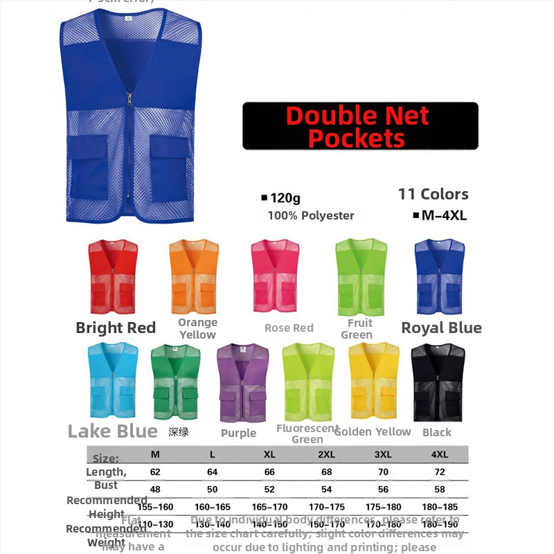 Vlastná vesta dobrovoľníka s potlačeným logom, s kapucňou a zipsom, jednofarebný vzor, hlavný materiál: 100% polyester, rovný strih, vhodné na všetky ročné obdobia