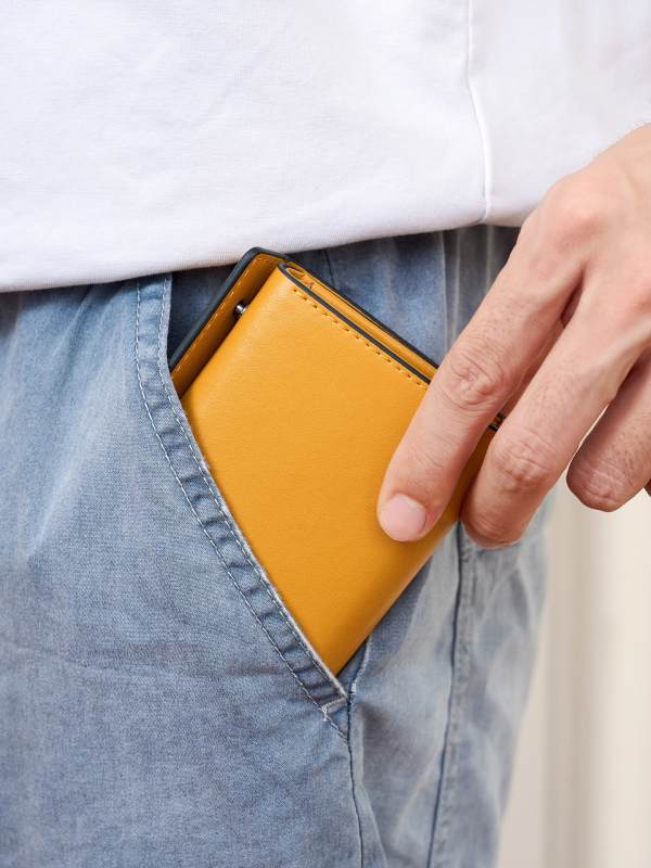 QB2000 Портфейл | 3 сгъвания, сгъваем дизайн, подплата от полиестер, бизнес стил