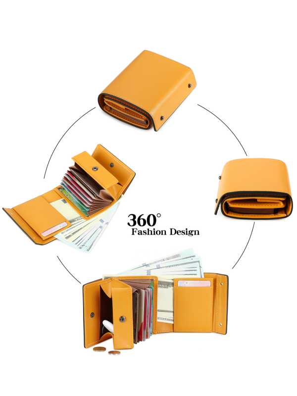 QB2000 Портфейл | 3 сгъвания, сгъваем дизайн, подплата от полиестер, бизнес стил