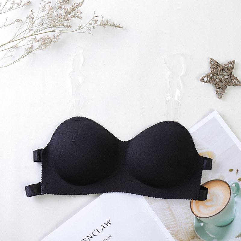 Σουτιέν Bandeau χωρίς τιράντες | Spandex/Lycra; 3/4 Cup Mold Cup; Σύσφιξη; Αντιολίσθηση