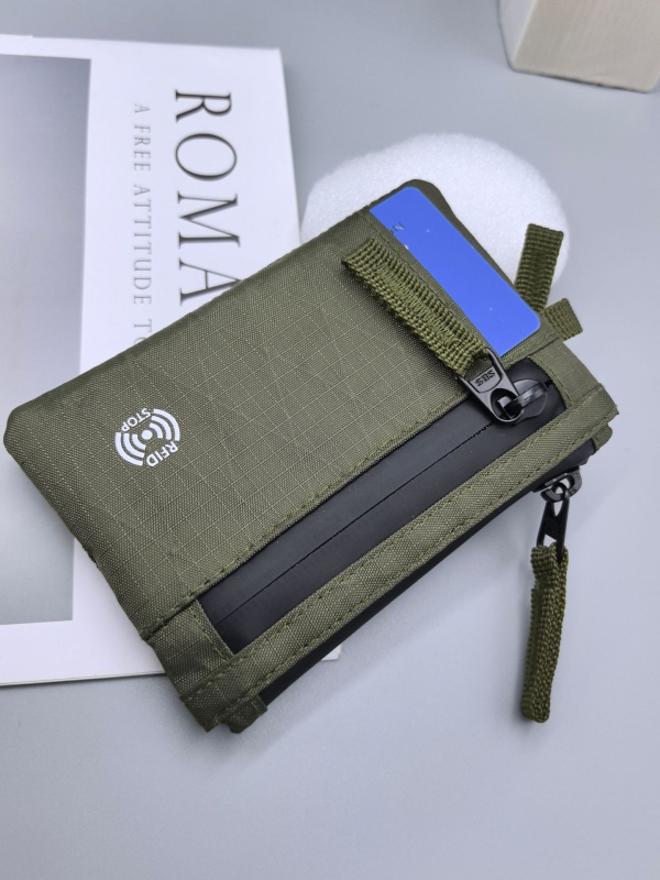 ALS érme-táska – Anti-theft, nylon bélés, 1 hajtás, mindennapi utazáshoz