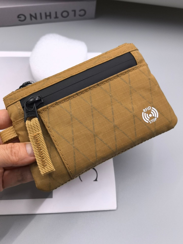 ALS érme-táska – Anti-theft, nylon bélés, 1 hajtás, mindennapi utazáshoz