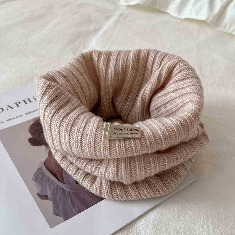 Вълнен плетен шал за врата, самонагряващ се, зимен сезон 2024, 71–80% вълна