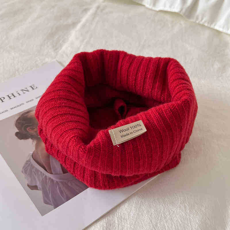 Вълнен плетен шал за врата, самонагряващ се, зимен сезон 2024, 71–80% вълна