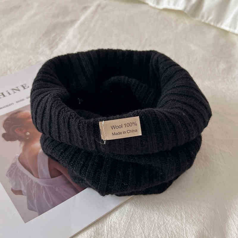 Вълнен плетен шал за врата, самонагряващ се, зимен сезон 2024, 71–80% вълна