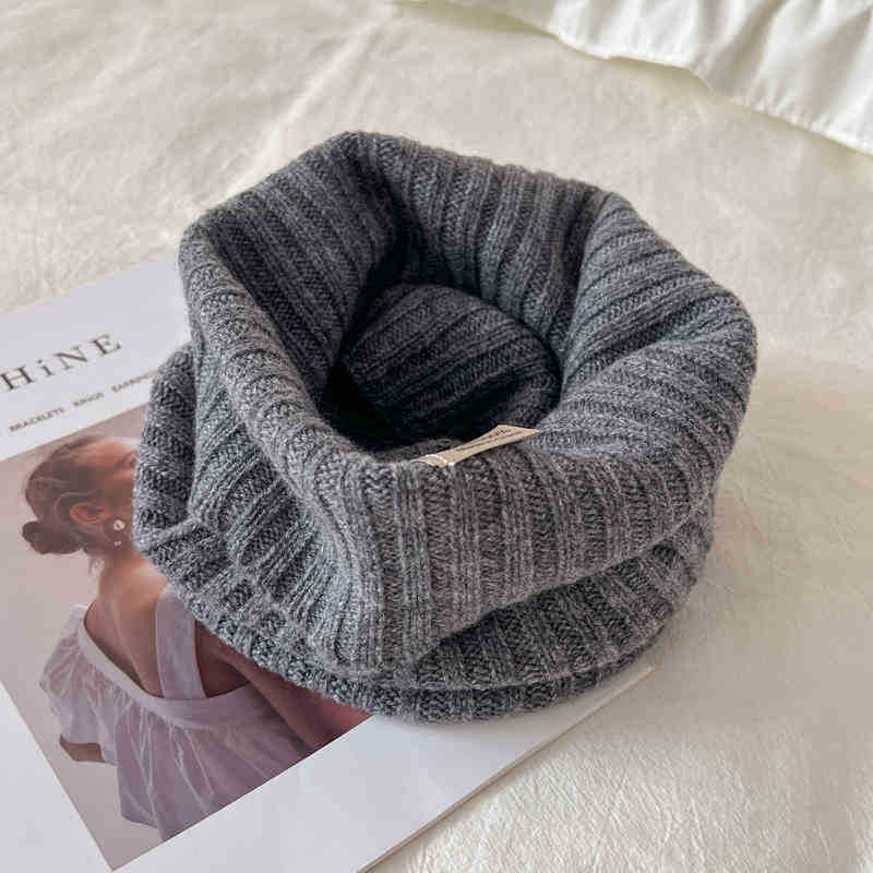 Вълнен плетен шал за врата, самонагряващ се, зимен сезон 2024, 71–80% вълна